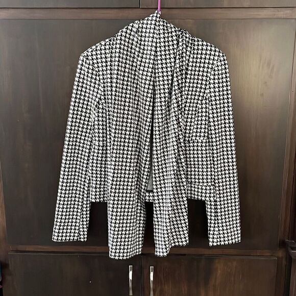 Cabi Black & White Houndstooth Jacket #3904 Size Small - Picture 2 of 5
